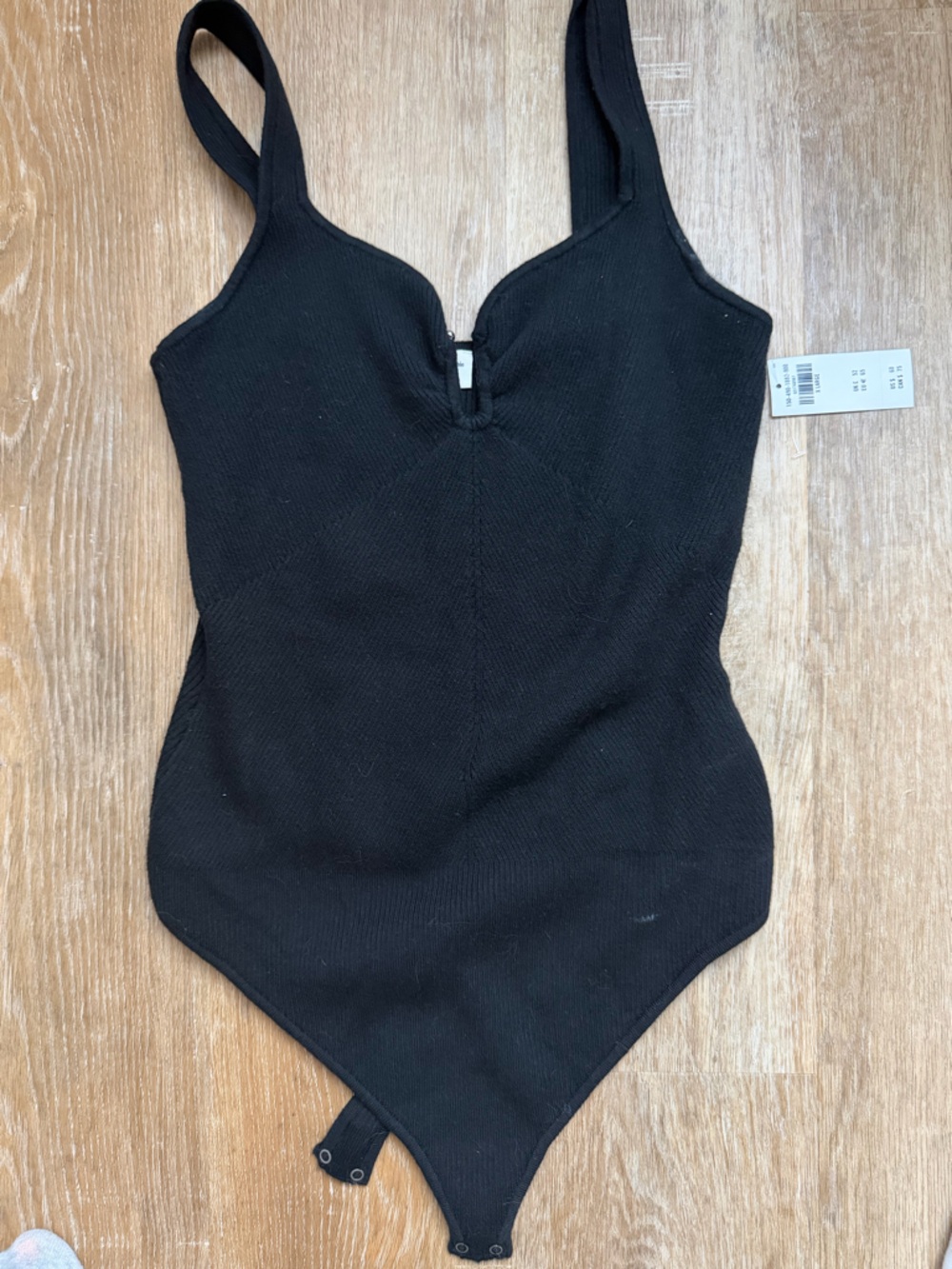 Abercrombie & Fitch Black Ribbed Sweater Tank